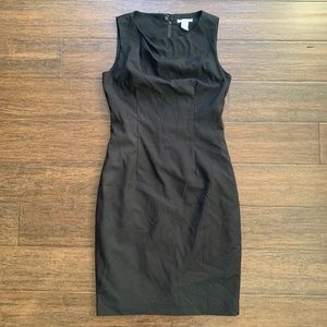H&M Black Pencil Dress w/ Back Slit